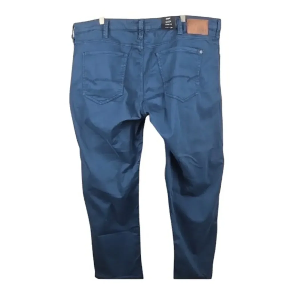 NWT Mavi Zach Straight Leg Navy Twill Pants Size 42/28